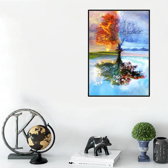 Imaginea din Pictură cu diamante  -  copac