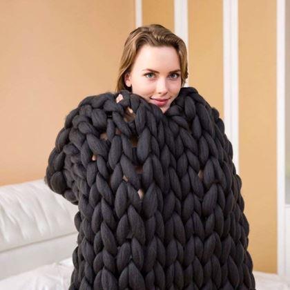 Imaginea din Fir de tricotat manual  - negru