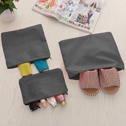 Imaginea din Set organizatoare de călătorie pentru bagaj – albastru deschis -  gri