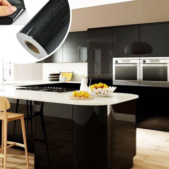 Imaginea din Folie pentru renovarea blatului de bucătărie  -  negru