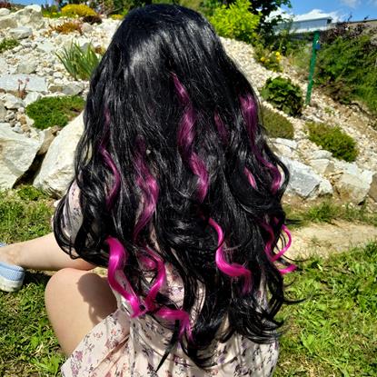 Imaginea Extensii colorate pentru păr 