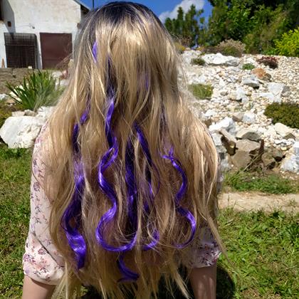 Imaginea din Extensii colorate pentru păr  -  violet