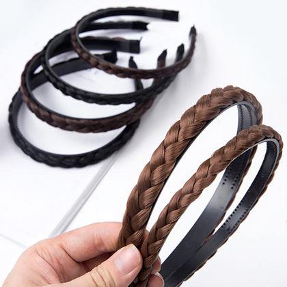 Imaginea din Cordeluță cu împletitură  -  maro