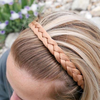 Imaginea din Cordeluță cu împletitură  -  blond auriu