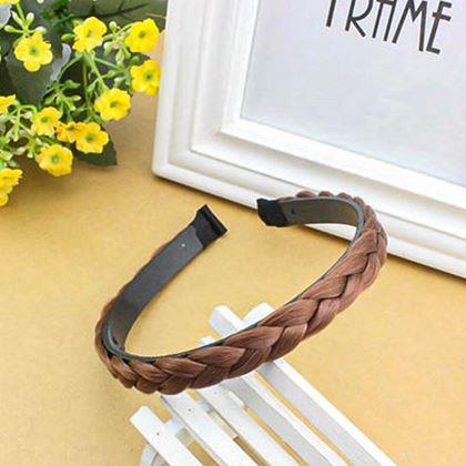 Imaginea din Cordeluță cu împletitură  -  maro