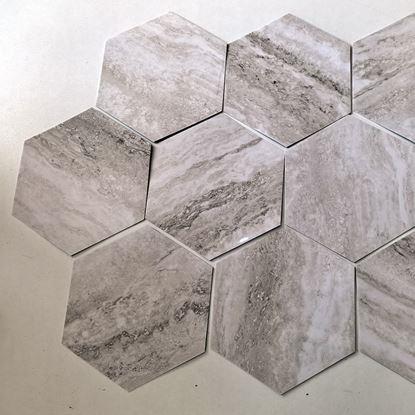Imaginea Tapetă hexagon 10 buc.