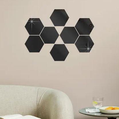 Imaginea Tapetă hexagon 10 buc.
