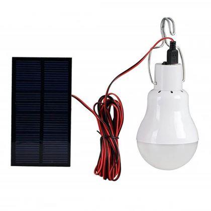 Imaginea din Bec cu panou solar