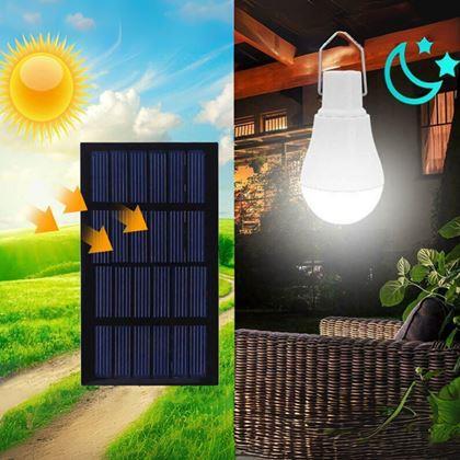 Imaginea din Bec cu panou solar