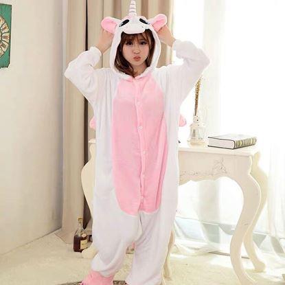 Imaginea Costum pentru animale - unicorn roz 
