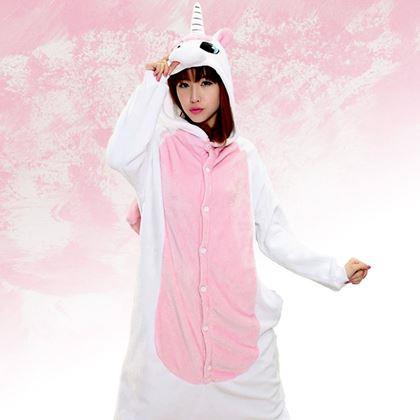 Imaginea din Costum pentru animale - unicorn roz  -  XL