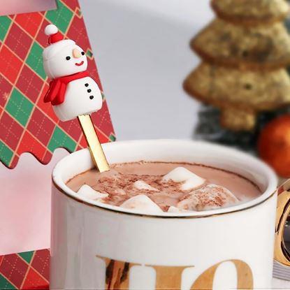 Imaginea Set de lingurițe de Crăciun în cutie cadou, 4 buc.