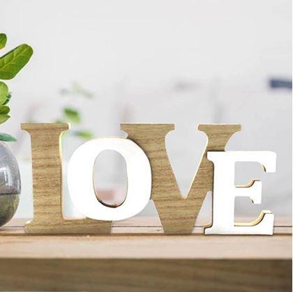 Imaginea din Decor din lemn LOVE