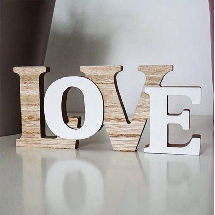 Imaginea din Decor din lemn LOVE