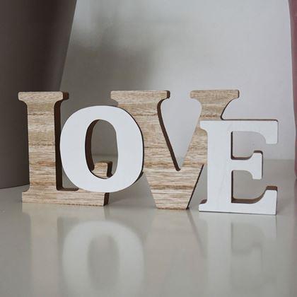 Imaginea din Decor din lemn LOVE