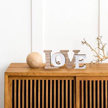 Imaginea din Decor din lemn LOVE