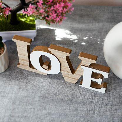 Imaginea Decor din lemn LOVE