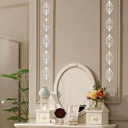 Imaginea Etichete decorative cu ornamente în oglindă 