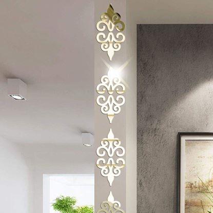 Imaginea Etichete decorative cu ornamente în oglindă 