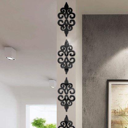 Imaginea Etichete decorative cu ornamente în oglindă 
