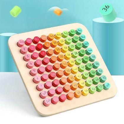 Imaginea din Contor educativ din lemn - masa inmultirii