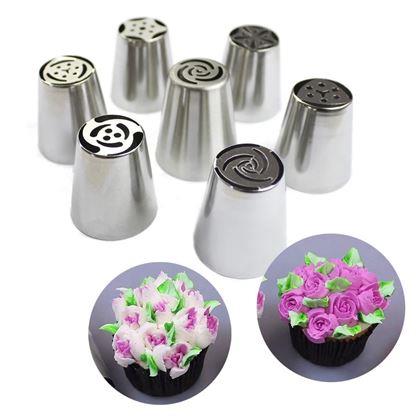 Imaginea din Set de decorare pentru prăjituri - flori
