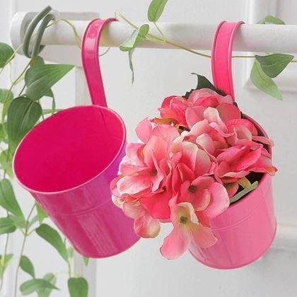 Imaginea din Vază suspendată pentru balcon  -  roz