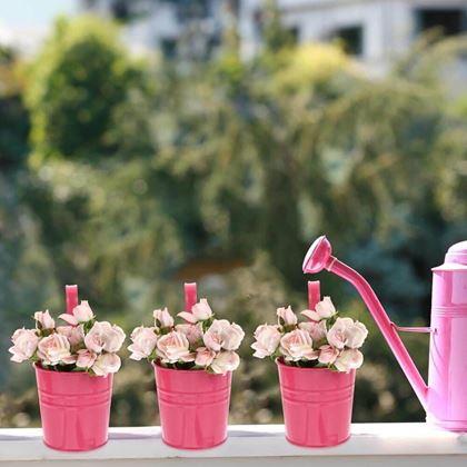 Imaginea din Vază suspendată pentru balcon  -  roz