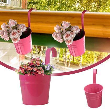 Imaginea din Vază suspendată pentru balcon  -  roz