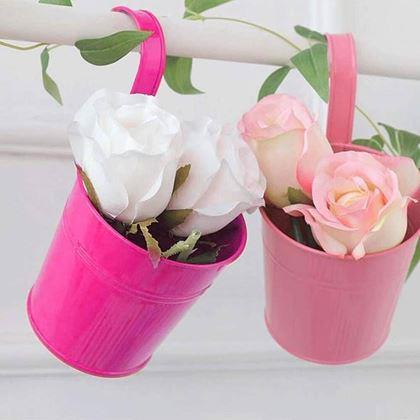 Imaginea din Vază suspendată pentru balcon  -  roz