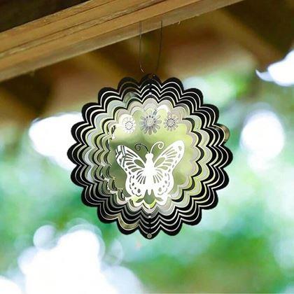 Imaginea din Decor de vânt de grădină - fluture
