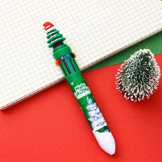 Imaginea din Pix cu bilă de Crăciun multicolor - brăduț