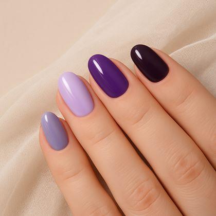 Imaginea din Autocolante pentru unghii  - amestec violet