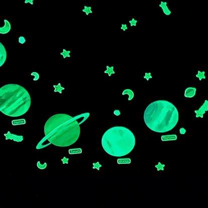 Imaginea Stickere de perete - planete luminoase