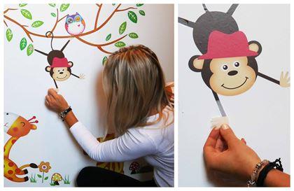 Imaginea din Autocolante de perete pentru copii - animale