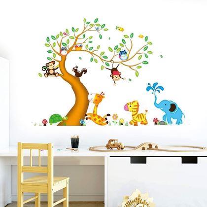 Imaginea din Autocolante de perete pentru copii - animale