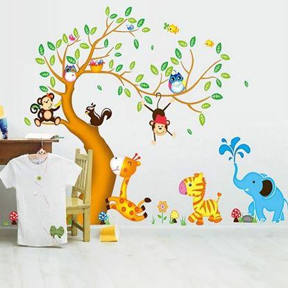 Imaginea Autocolante de perete pentru copii - animale