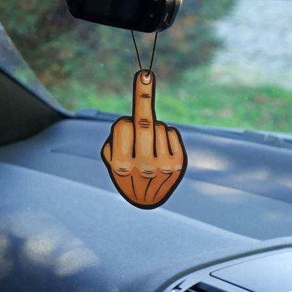 Imaginea din Odorizant auto - degetul mijlociu