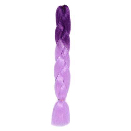 Imaginea din Extensie de păr ombré - violetă