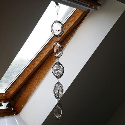 Imaginea din Decorațiune de grădină suspendată cu vânt 70 cm