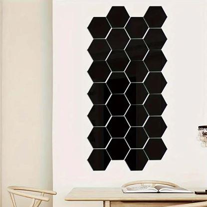 Imaginea Tapetă hexagon 10 buc.