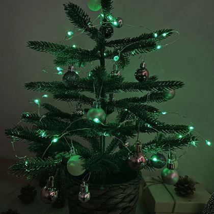 Imaginea din Ghirlandă luminoasă cu telecomandă, lumină colorată/caldă/rece, 5 m