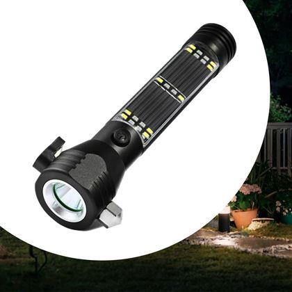 Imaginea din Lanternă solară cu LED-uri cu powerbank 8in1