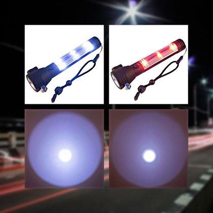 Imaginea din Lanternă solară cu LED-uri cu powerbank 8in1