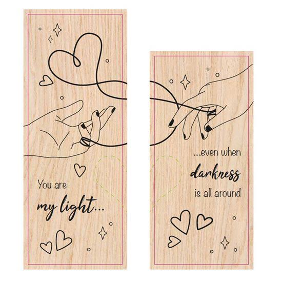 Imaginea din Sfesnic de cuplu - inimă