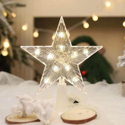 Imaginea din Steaua luminoasă de Crăciun  -  lumină caldă