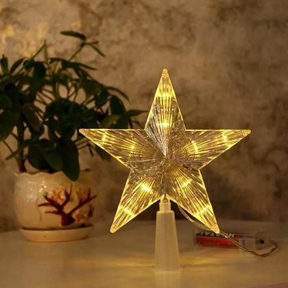 Imaginea din Steaua luminoasă de Crăciun  -  lumină caldă