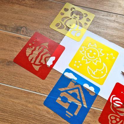 Imaginea din Șabloane pentru pictură 6 buc - lumea din jurul nostru