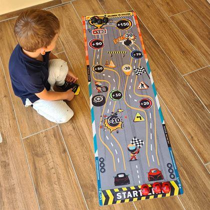 Imaginea din Covoraș de joacă - mașini de curse