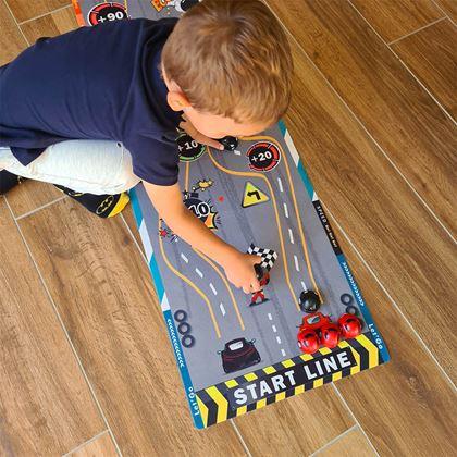 Imaginea din Covoraș de joacă - mașini de curse